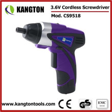 Li-ion Screwdriver 3.6V Battery Screwdriver